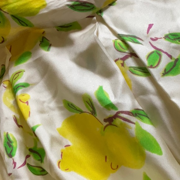 “KATE SPADE” ♠️ Lemon Print Fully Lined Skirt. - Picture 9 of 12